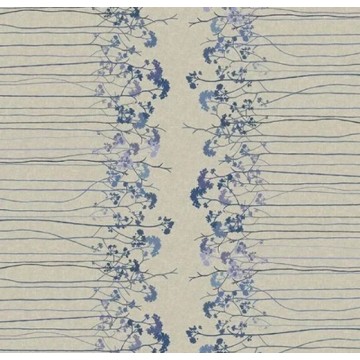 Forbo Flotex Vision Floral Elder Border Blueberry 254203