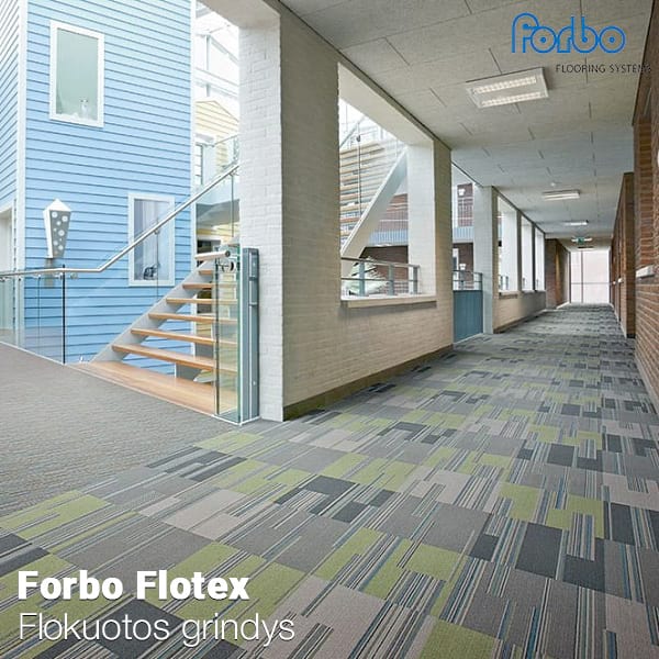 Forbo Flotex – unikali tekstilinė grindų danga