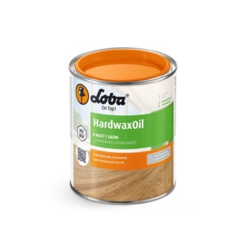 LOBA HardwaxOil hardwax oil for parquet, satin, 0.75 L