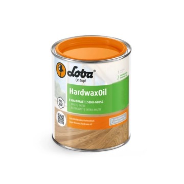 LOBA HardwaxOil hardwax oil for parquet, semi-gloss, 0.75 L