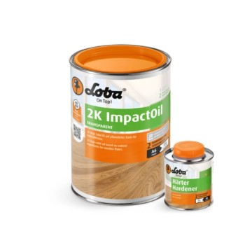 LOBA 2K ImpactOil two-component parquet oil, transparent, 0.75 kg