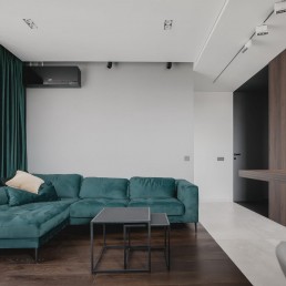 Modern apartment in Vilnius. Flush doors Barausse Secret You