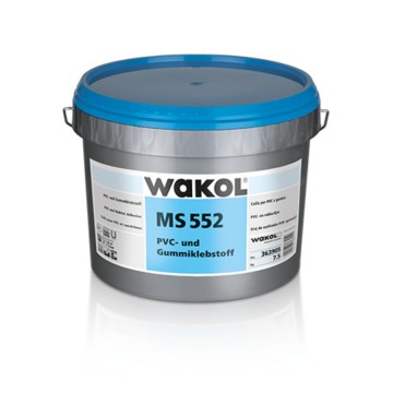 WAKOL MS 552 klijai LVT, PVC ir gumos dangoms, 7,5 kg