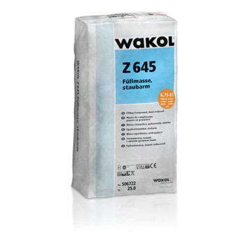 WAKOL Z 645 greitai kietėjantis remonto glaistas, mažai dulkantis, 25 kg