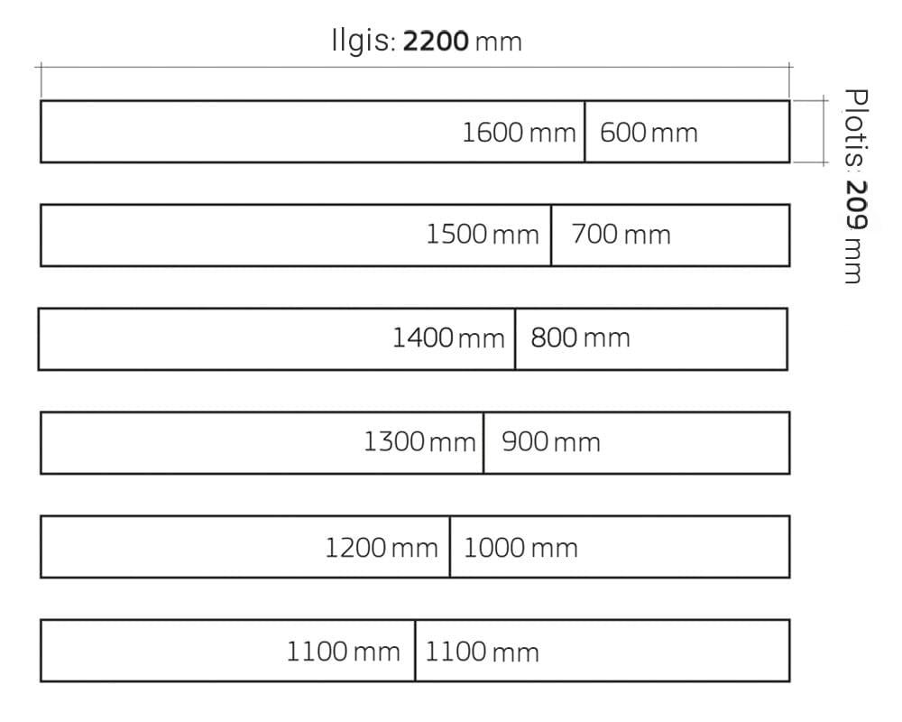 Galimos Boen Gent Plank grindų plokštės viršutinio sluoksnio konfigūracijos Galimos Boen Gent Plank grindų plokštės viršutinio sluoksnio konfigūracijos