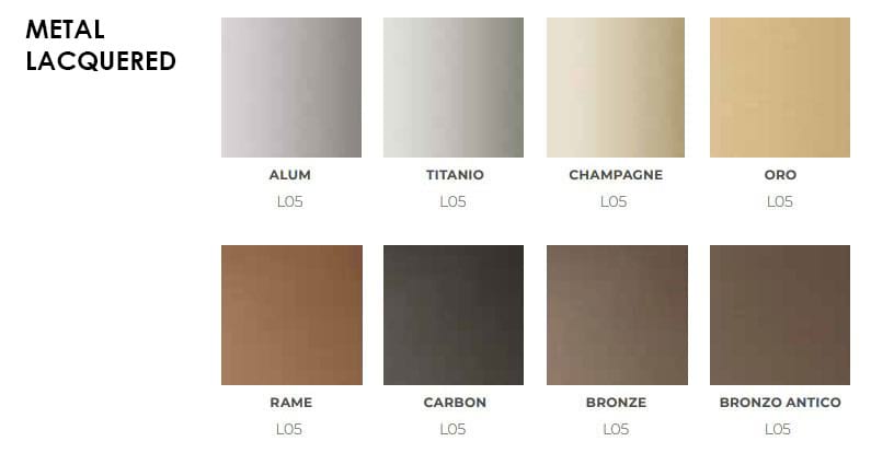 Painting options for flush doors Barausse Secret Color metallic