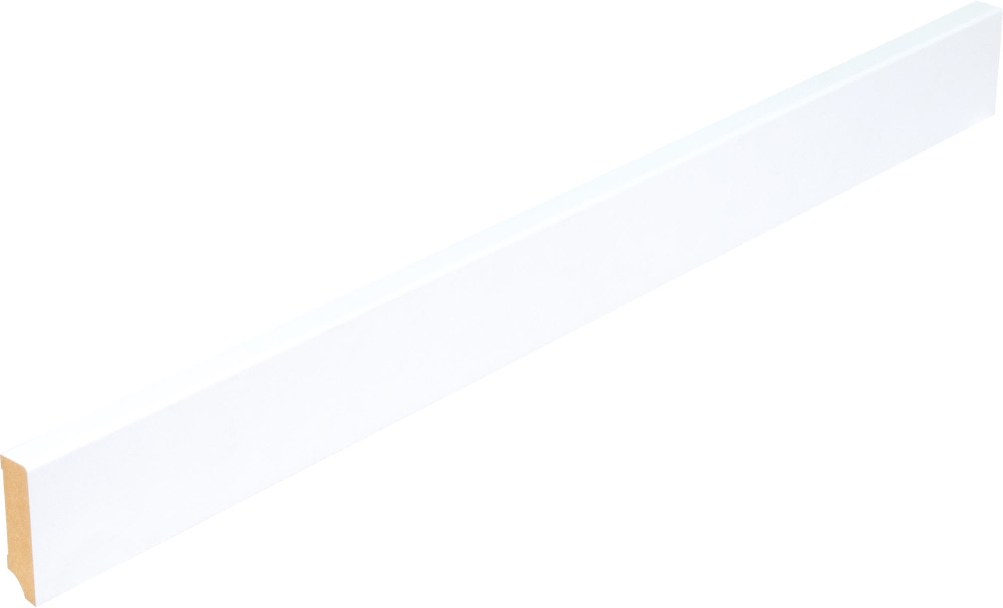 MDF Skirting Prof. 17, white, 16x58x2400mm