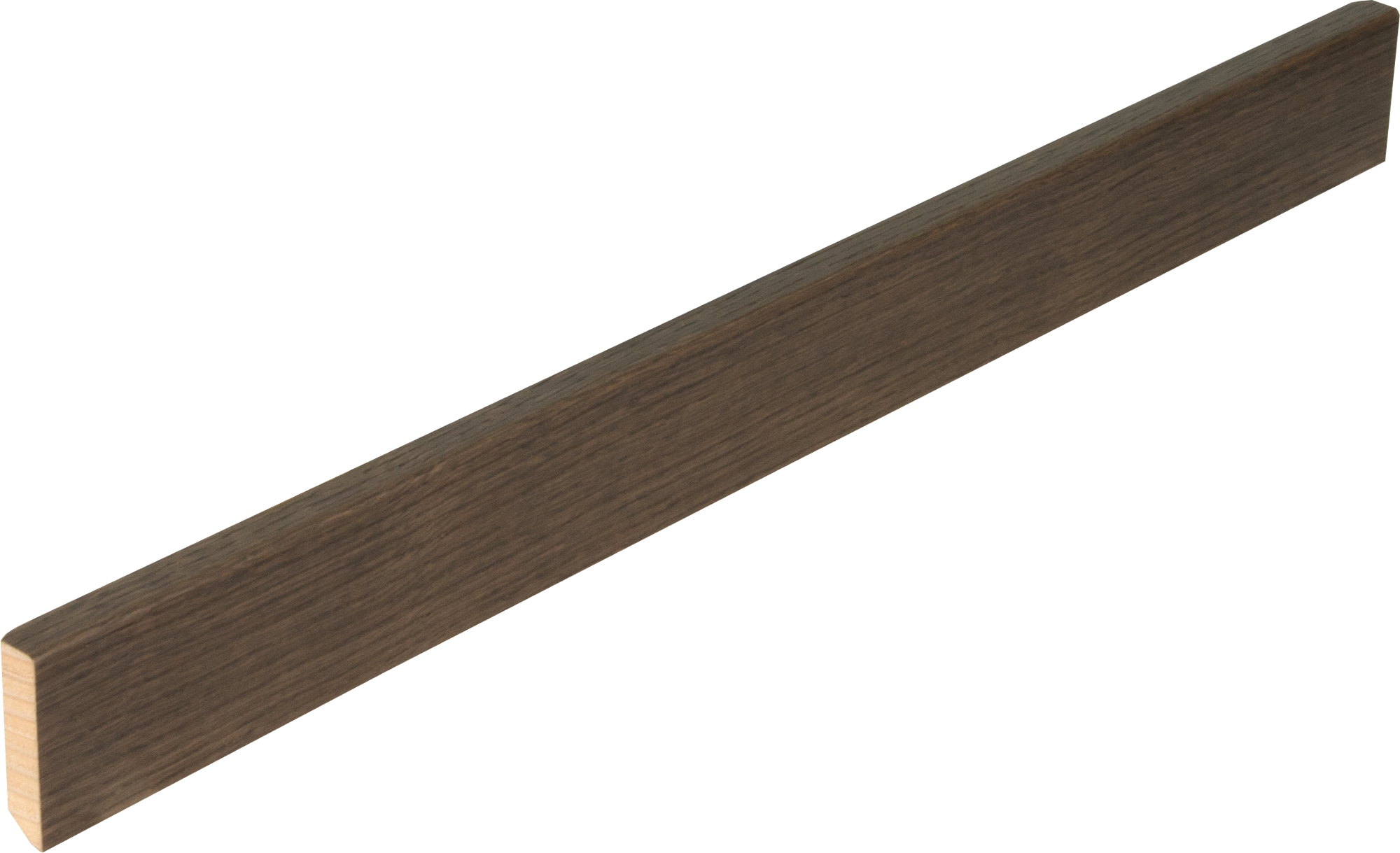 Skirtings veneered, Oak Brown Jasper
16x58x2400mm