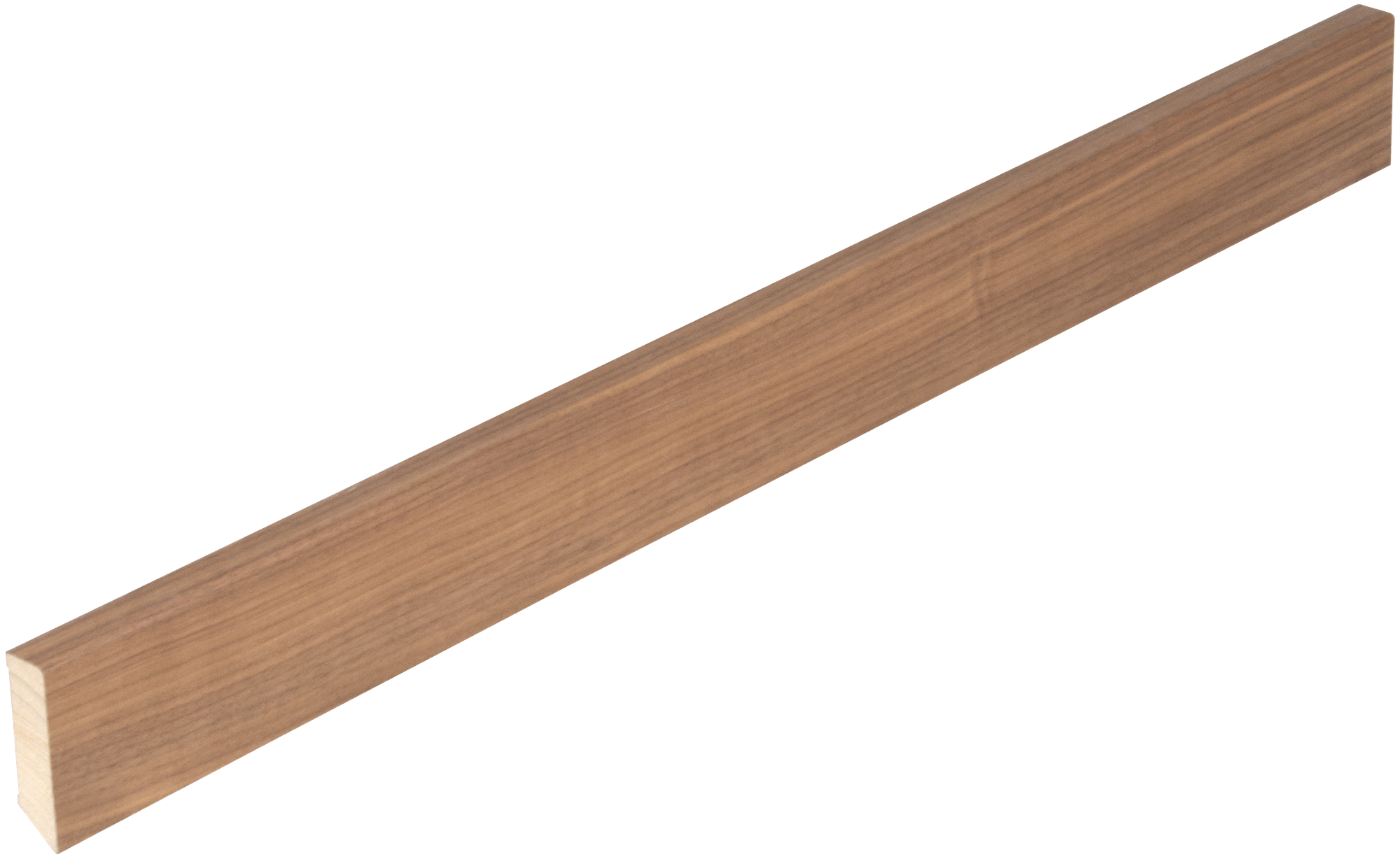 Skirtings veneered, Walnut amerik.
16x58x2400mm