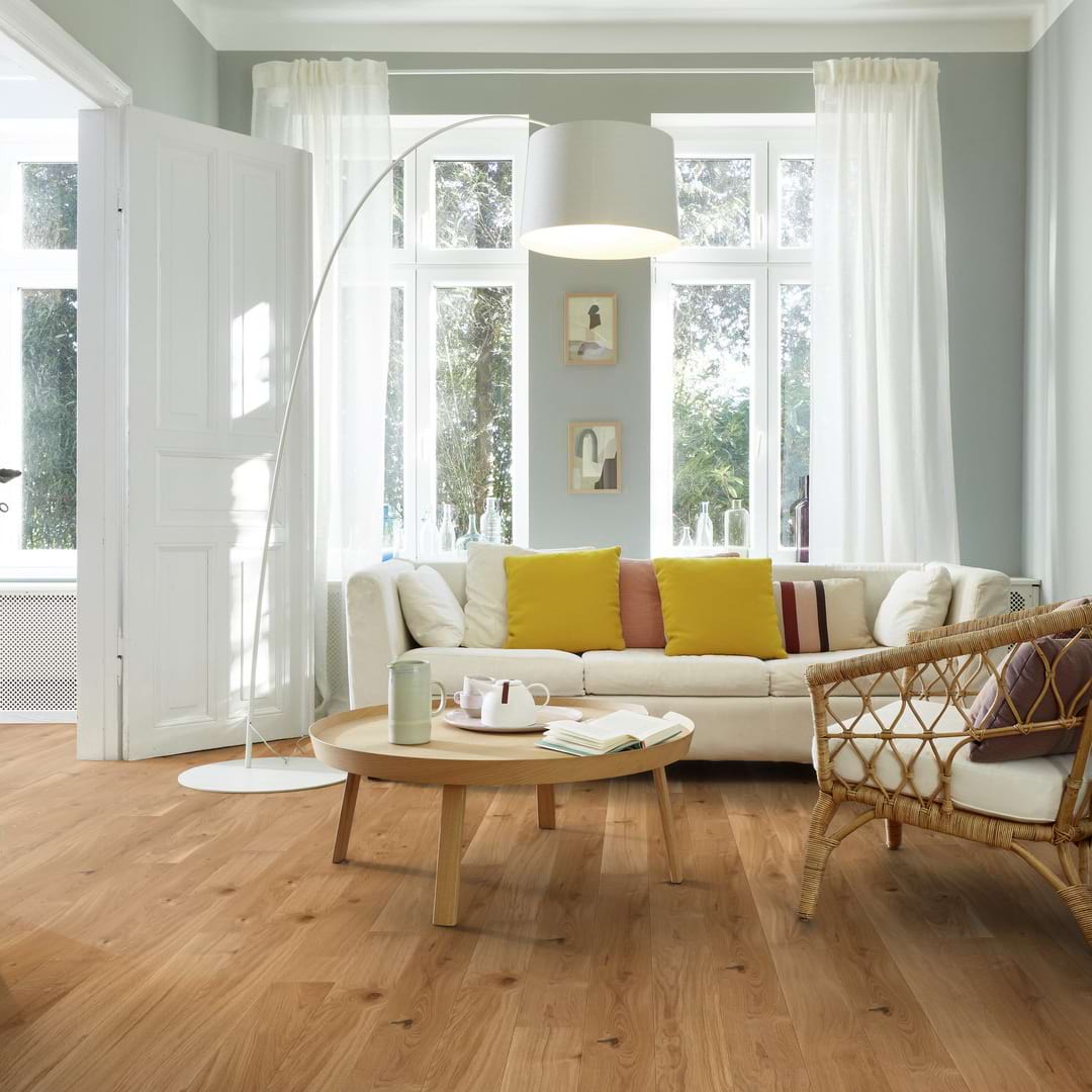 Parketlentės BOEN Gent Plank Ąžuolas Vivo Live Matt brushed