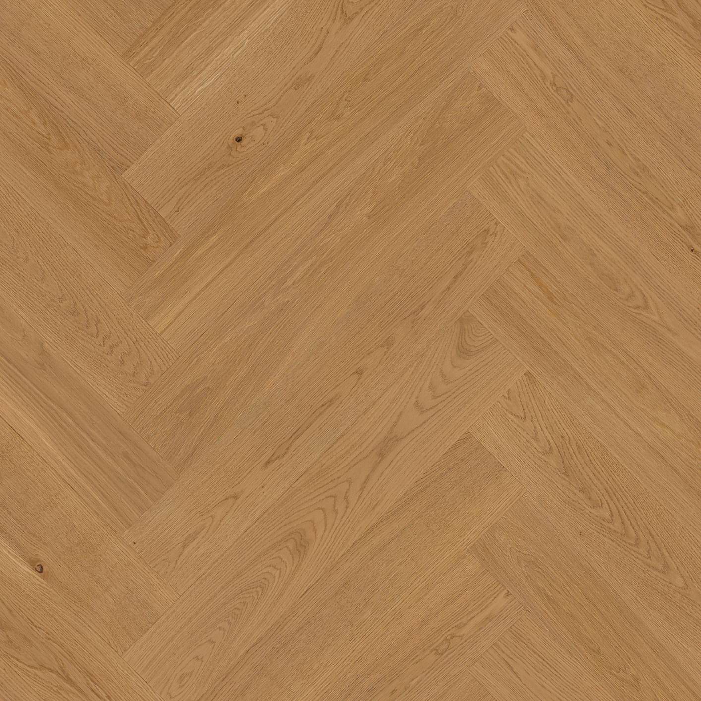 Parquet Flooring BOEN Herringbone 137mm Oak Adagio Transparent Live Natural brushed