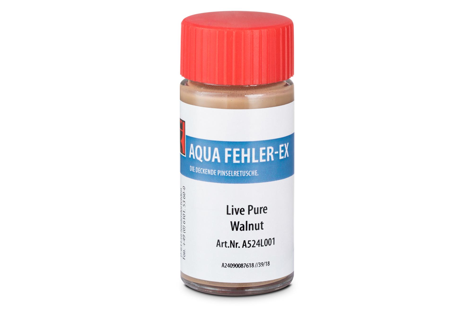 BOEN repair lacquer Live Pure Walnut (28ml) For the partial repair of Live Pure surfaces. 28ml water-based lacquer, bottle with small brush.