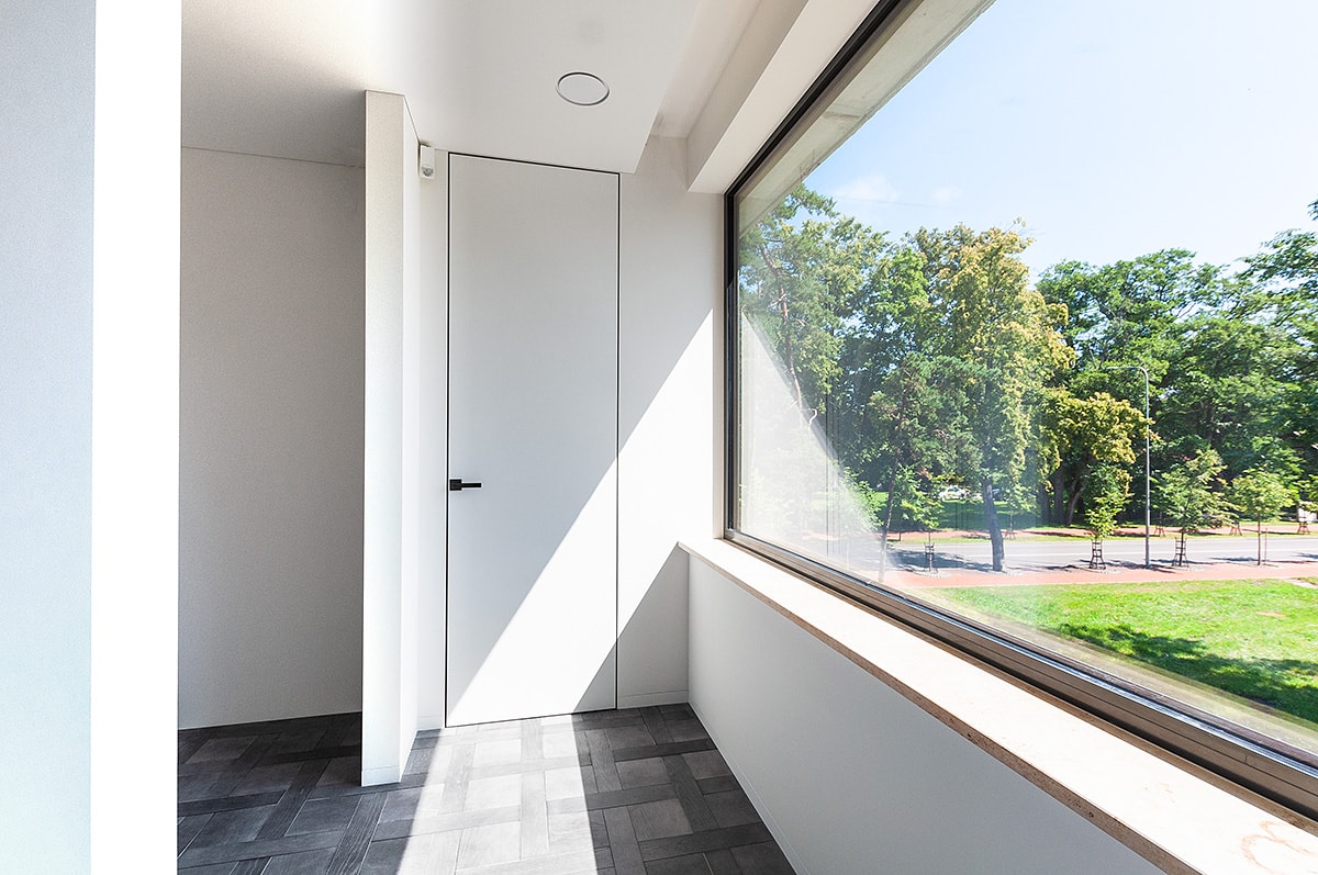 Barausse Secret flush-fitting doors in apartments in Palanga
